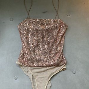 Sparkly body suit